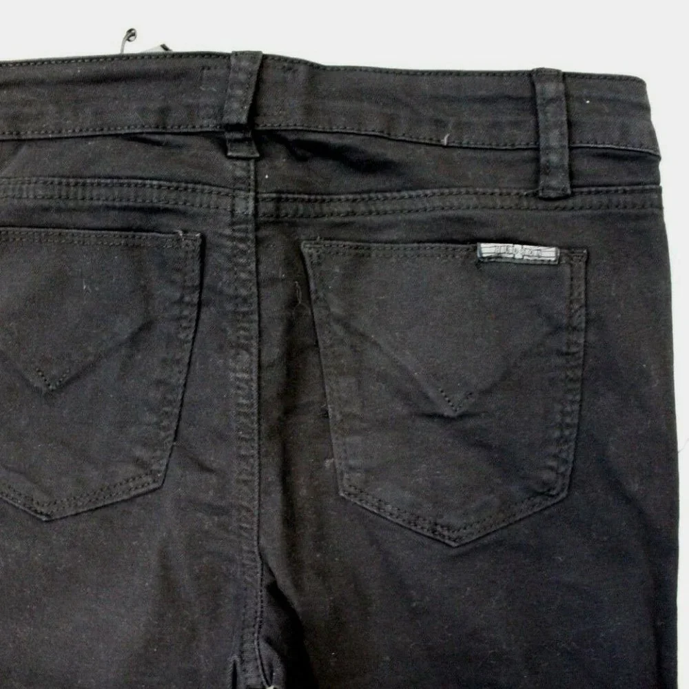 Hudson Girls Skinny Sequin Patch Pants Adjustable Waist Size 16
